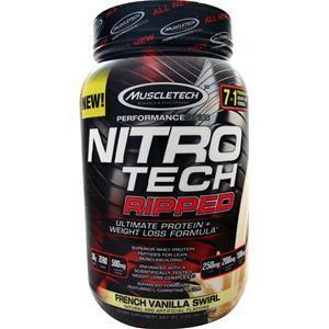 Muscletech Nitro Tech Ripped - Performance Series French Vanilla Swirl 2 lbs