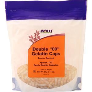 Now Double 00 Empty Gelatin Caps 750 caps