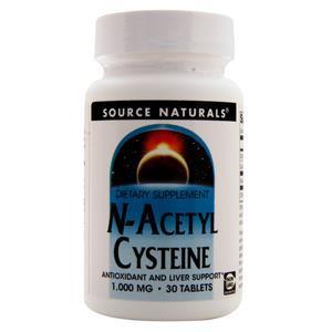 Source Naturals N-Acetyl Cysteine  30 tabs