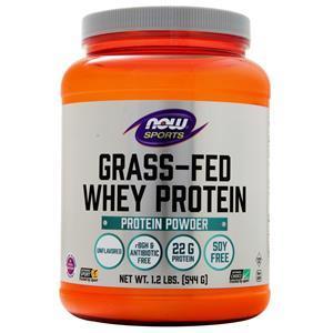 Now Grass-Fed Whey Protein Concentrate Unflavored 1.2 lbs