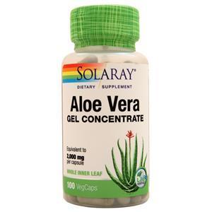 Solaray Aloe Vera Gel Concentrate  100 vcaps